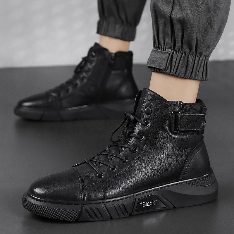 Robust Black Men's Shoes - Maxwell-6.5-Nora Luxe