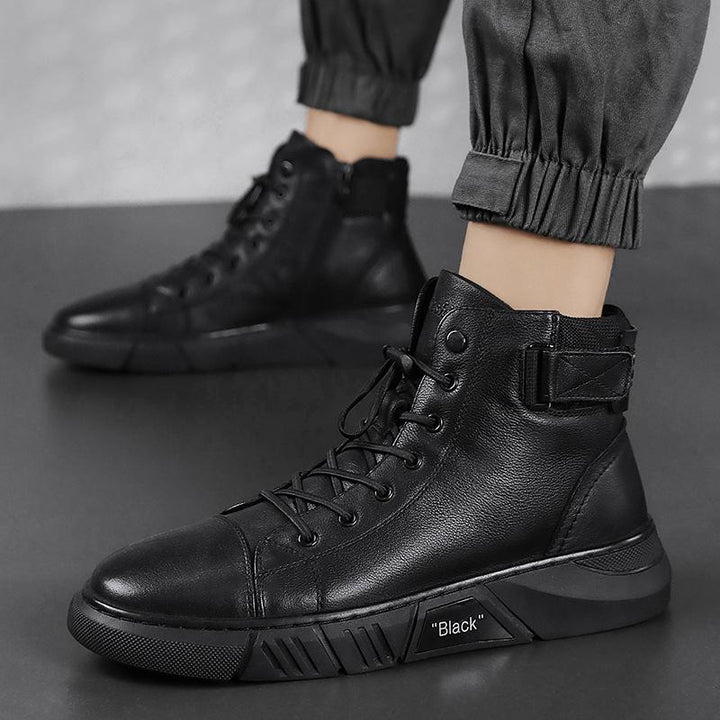 Robust Black Men's Shoes - Maxwell-6.5-Nora Luxe