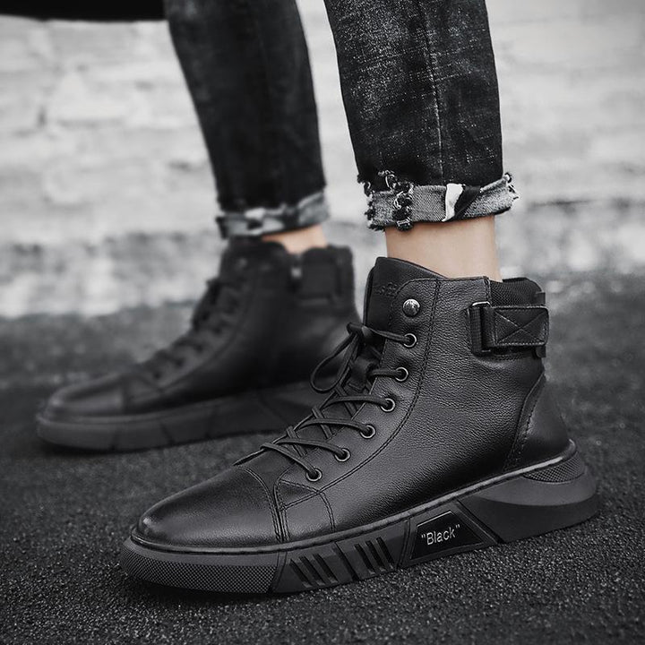 Robust Black Men's Shoes - Maxwell-6.5-Nora Luxe