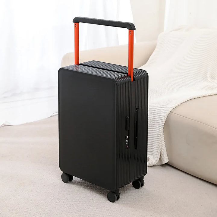 Robust PP hard shell suitcase – Dublin-Black-S (42 L)-Nora Luxe