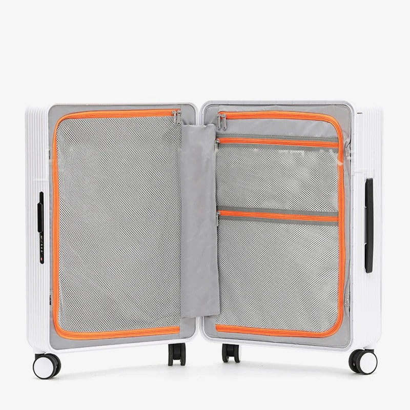 Robust PP hard shell suitcase – Dublin-Black-S (42 L)-Nora Luxe