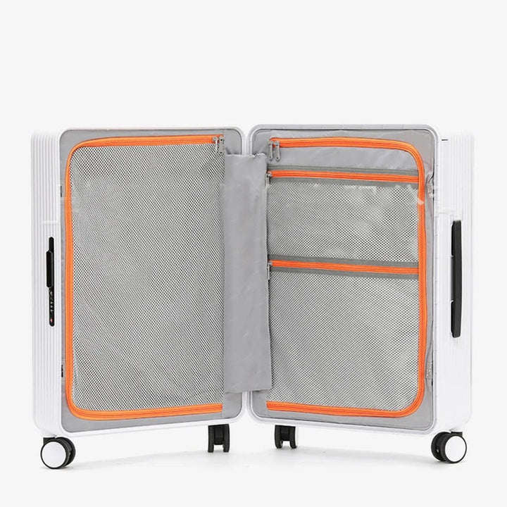 Robust PP hard shell suitcase – Dublin-Black-S (42 L)-Nora Luxe