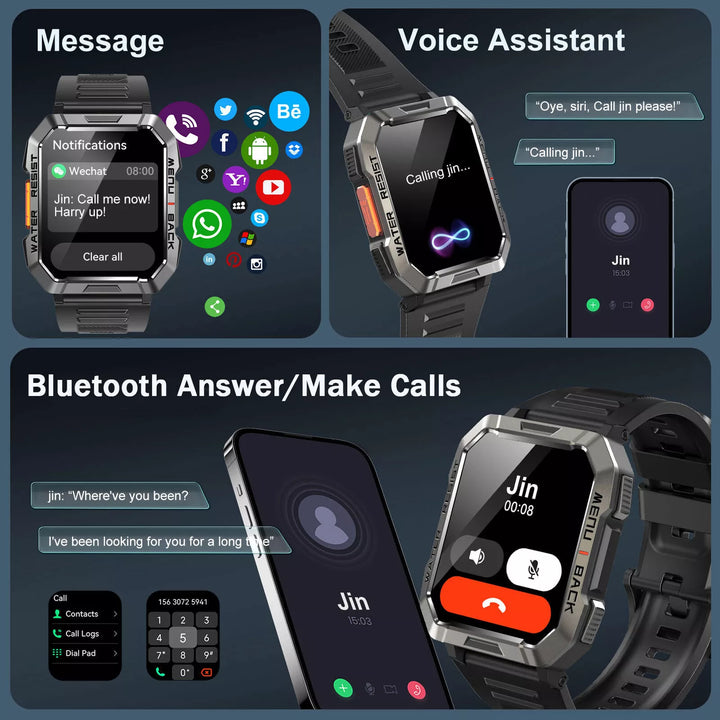 Robust Smartwatch for Adventurers - TrailMate-Nora Luxe