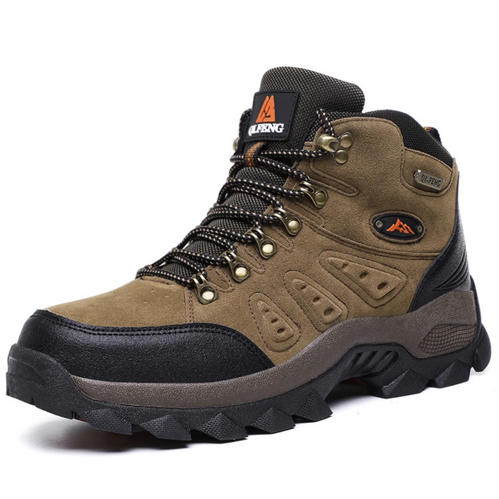 Robust Versatile Walking Shoes - Expedition Trek-Brown-4.0-Nora Luxe