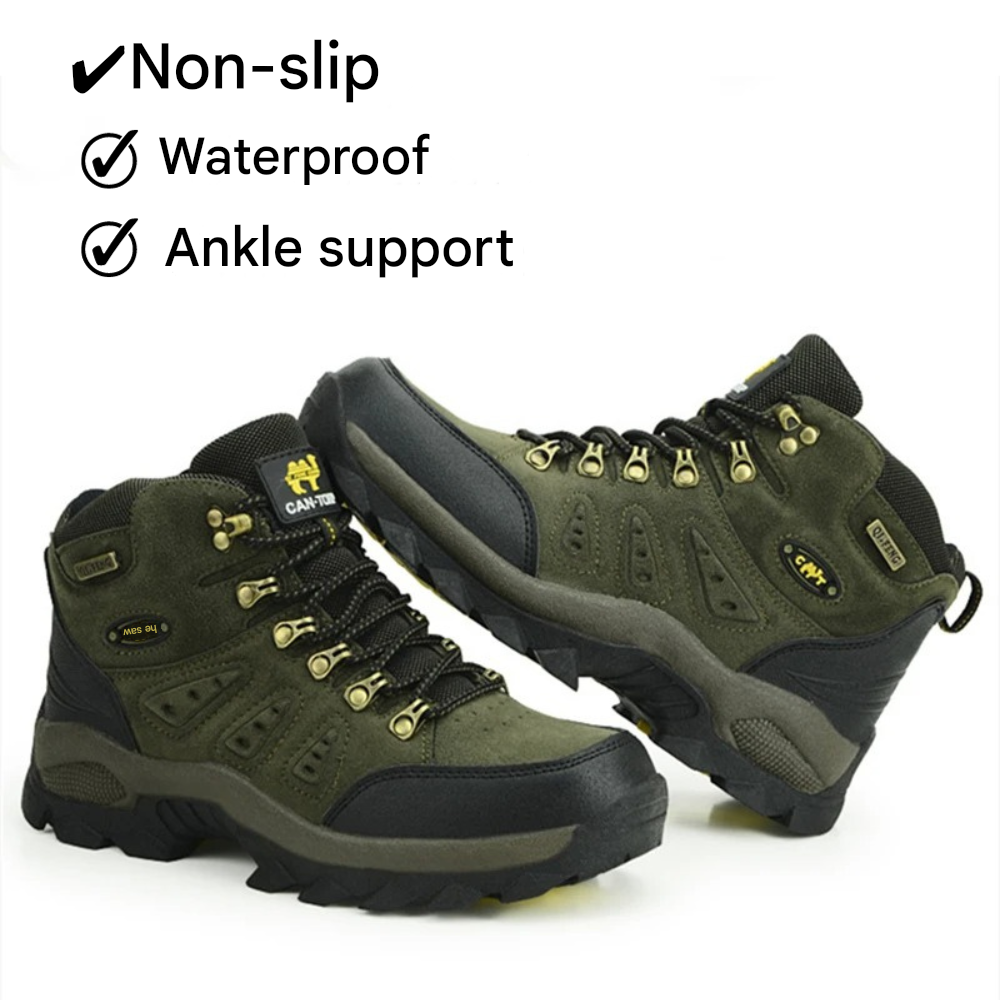 Robust Versatile Walking Shoes - Expedition Trek-Green-4.0-Nora Luxe