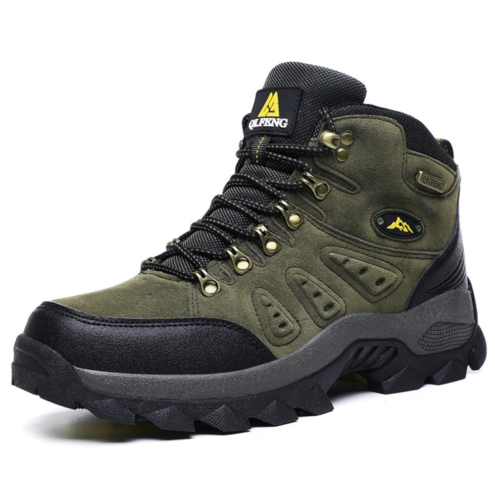 Robust Versatile Walking Shoes - Expedition Trek-Green-4.0-Nora Luxe