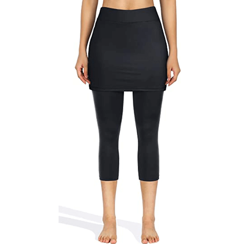 Rock leggings with practical side pockets – Mireille-Wine red-S-Nora Luxe