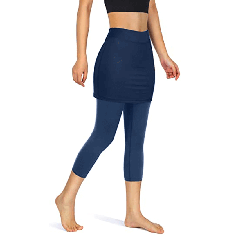 Rock leggings with practical side pockets – Mireille-Wine red-S-Nora Luxe