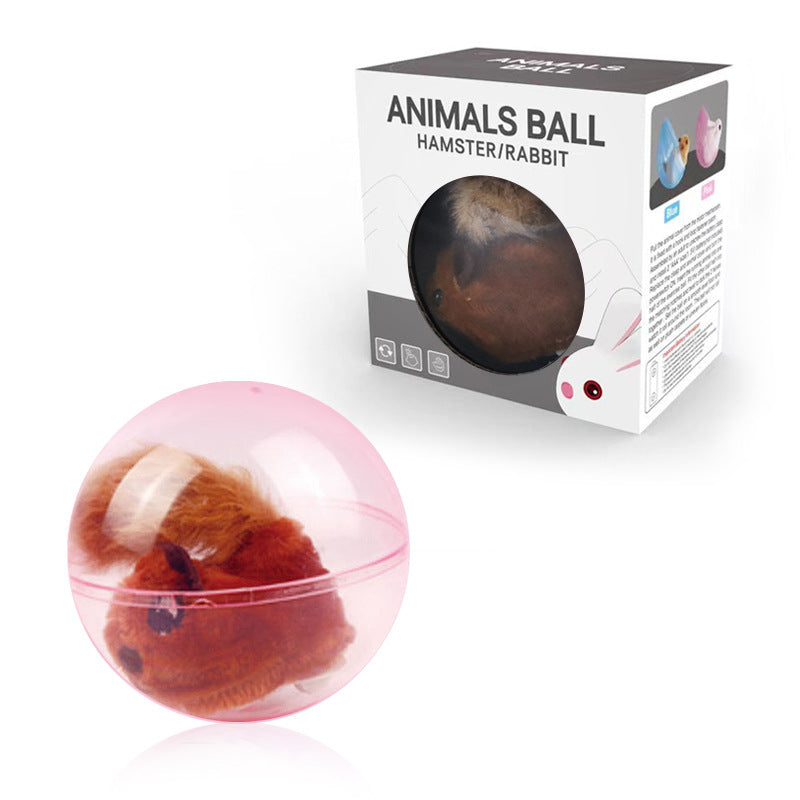 Rolling Cat Toy - FurryRoller-Hamster-Nora Luxe