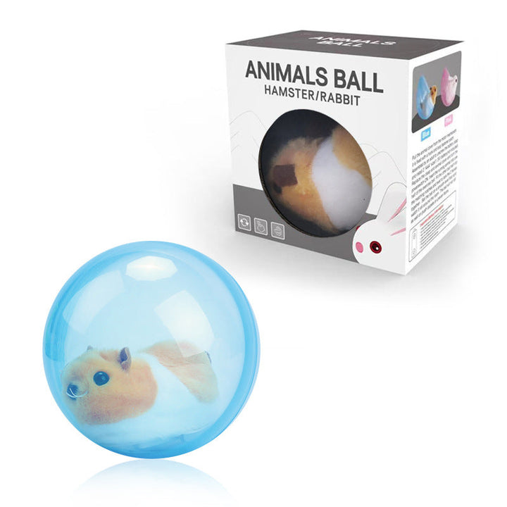 Rolling Cat Toy - FurryRoller-Hamster-Nora Luxe