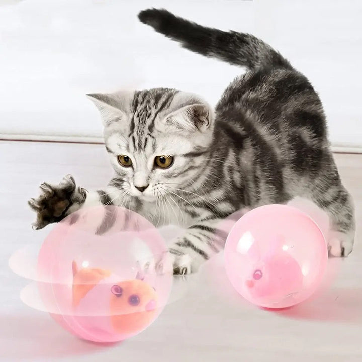 Rolling Cat Toy - FurryRoller-Hamster-Nora Luxe