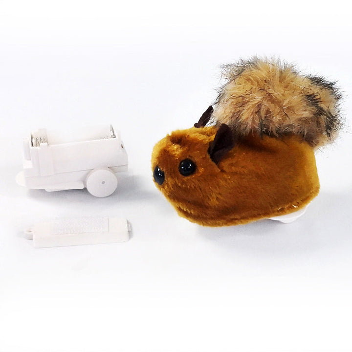 Rolling Cat Toy - FurryRoller-Squirrel-Nora Luxe