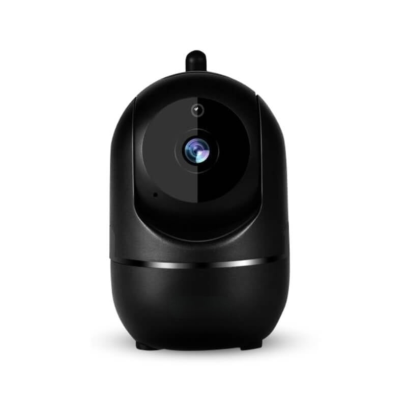 Rotating WiFi Indoor Camera – HomeView Mini-Black-1-Nora Luxe