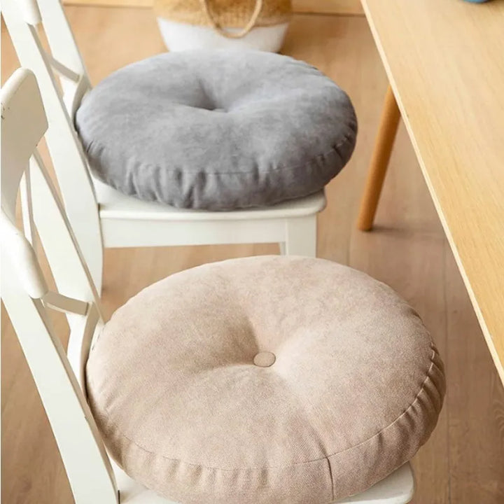 Round Meditation and Yoga Cushion - ZenCushion-Blue-16.54 in-Nora Luxe