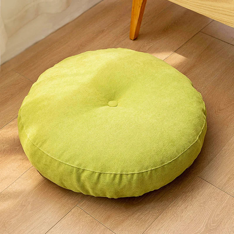 Round Meditation and Yoga Cushion - ZenCushion-Mint-16.54 in-Nora Luxe