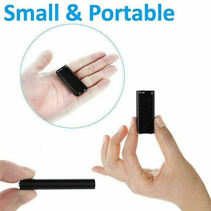 Mini voice recorder with 8GB storage & U-Disk function – Vokaro