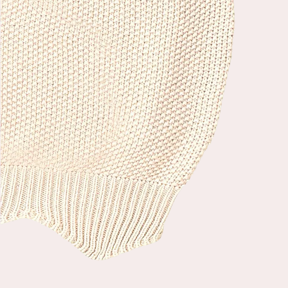 Sala - Hip Knitted Cardigan for Women-Apricot-XS-Nora Luxe