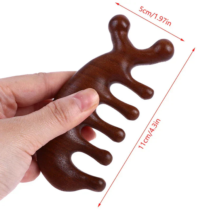 Sandalwood Massage Comb - CalmComb-Nora Luxe