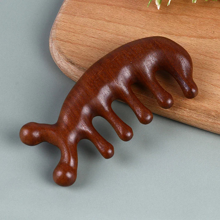 Sandalwood Massage Comb - CalmComb-Nora Luxe