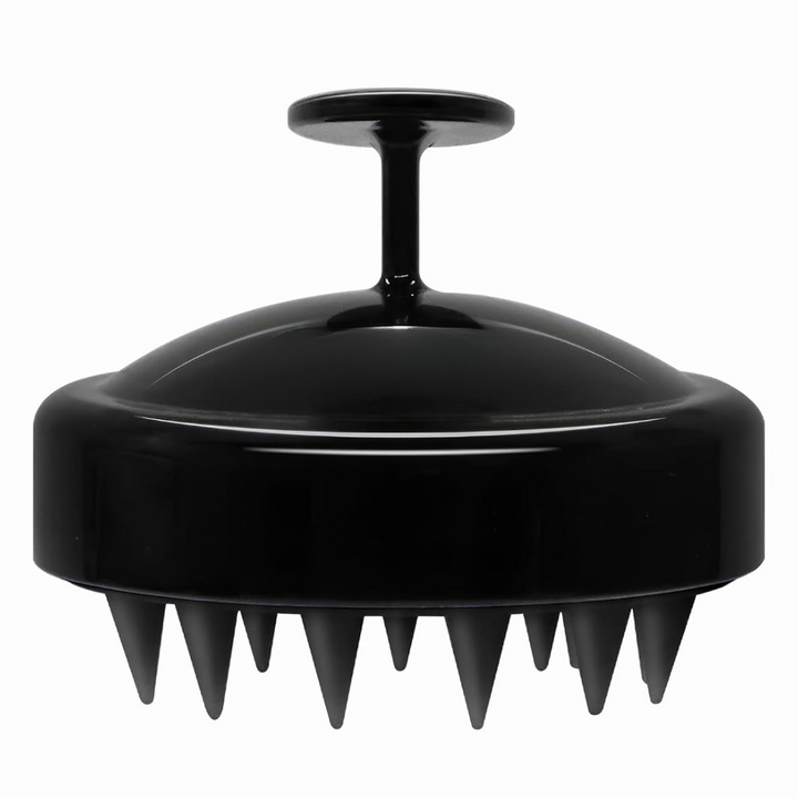Scalp Massager & Hair Growth Brush-Black-Nora Luxe