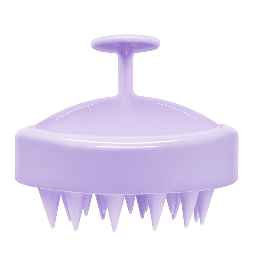 Scalp Massager & Hair Growth Brush-Light Purple-Nora Luxe