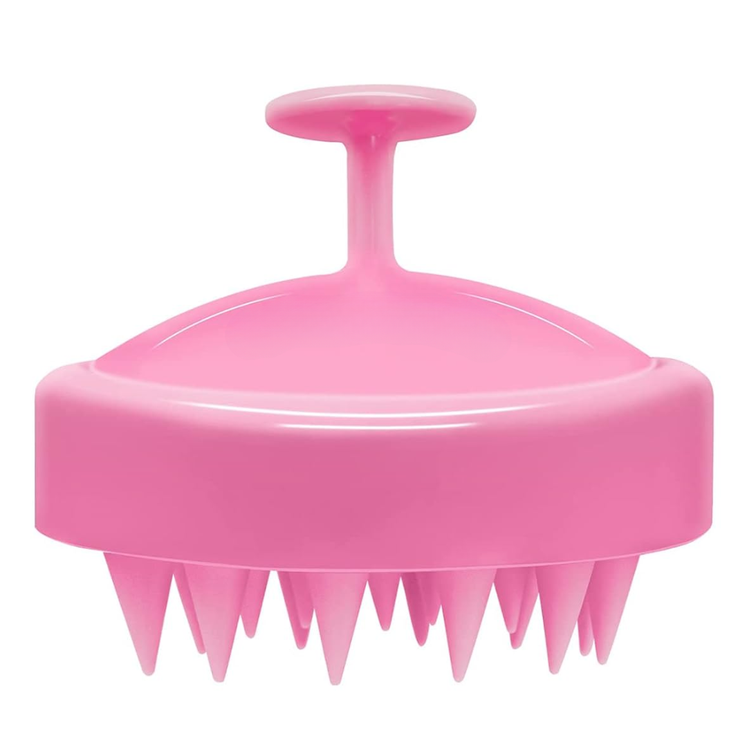 Scalp Massager & Hair Growth Brush-Pink-Nora Luxe