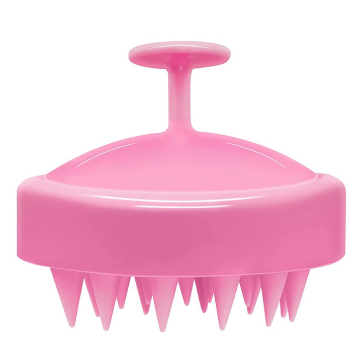 Scalp Massager & Hair Growth Brush-Pink-Nora Luxe
