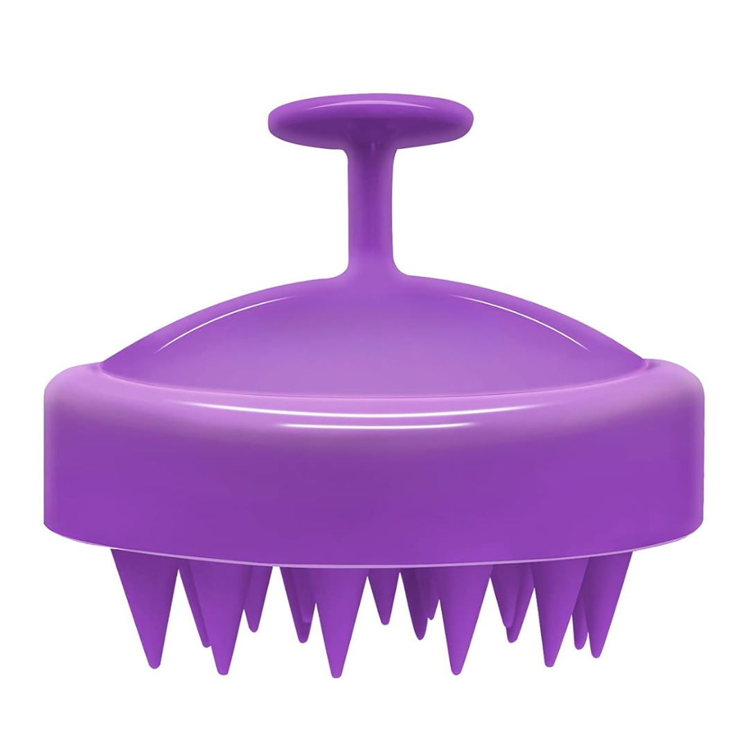 Scalp Massager & Hair Growth Brush-Purple-Nora Luxe