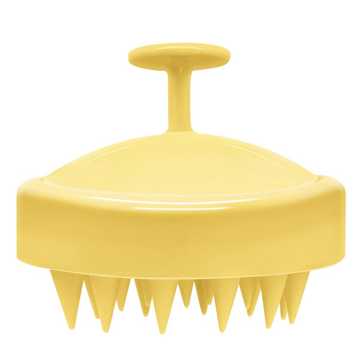 Scalp Massager & Hair Growth Brush-Yellow-Nora Luxe
