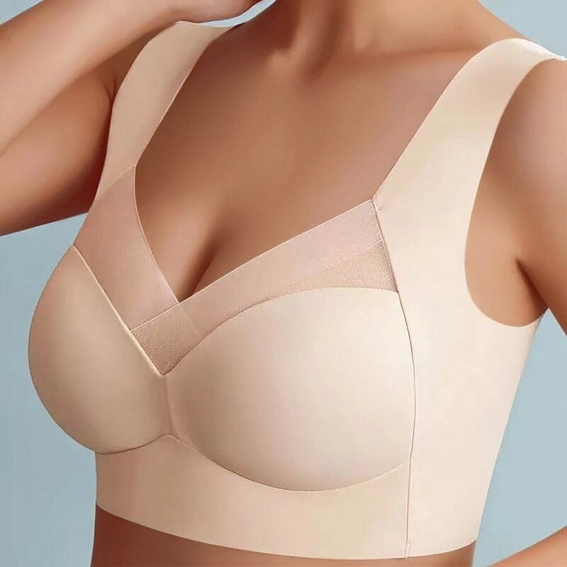 Seamless Bra for Ultimate Comfort - EaseFit-Beige-L (88–121 lbs)-Nora Luxe