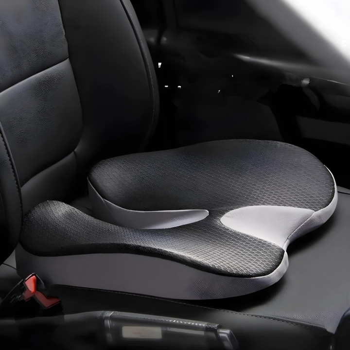Seat cushion for office chairs - ErgoCushion-Black-Nora Luxe
