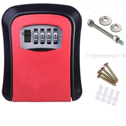 Secure Central Key Box - KeyVault-Red-Nora Luxe