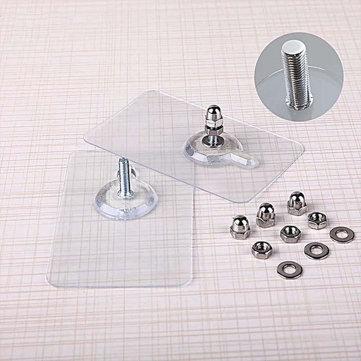 Self-Adhesive Wall Hooks - EasyStick-20 pieces-Nora Luxe