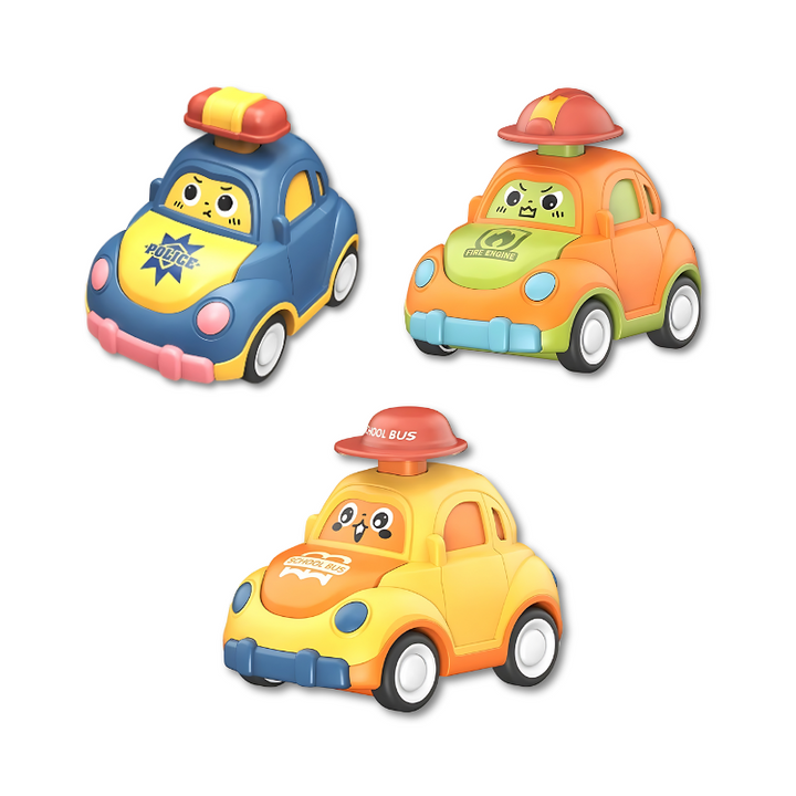 Self-Driving Toy Cars - Turbo Toeters-3-Pack-Nora Luxe