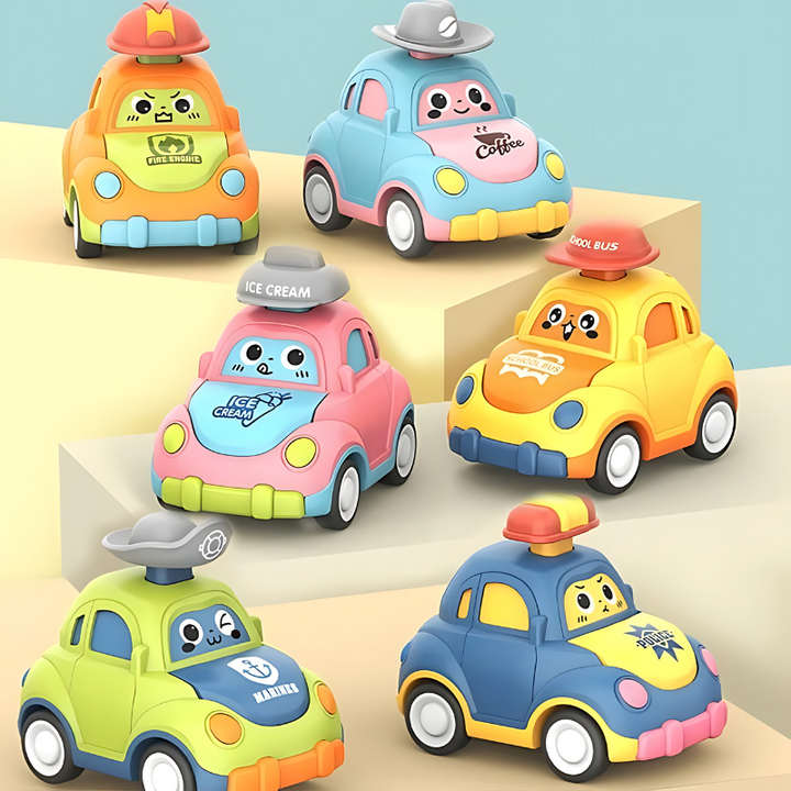 Self-Driving Toy Cars - Turbo Toeters-3-Pack-Nora Luxe