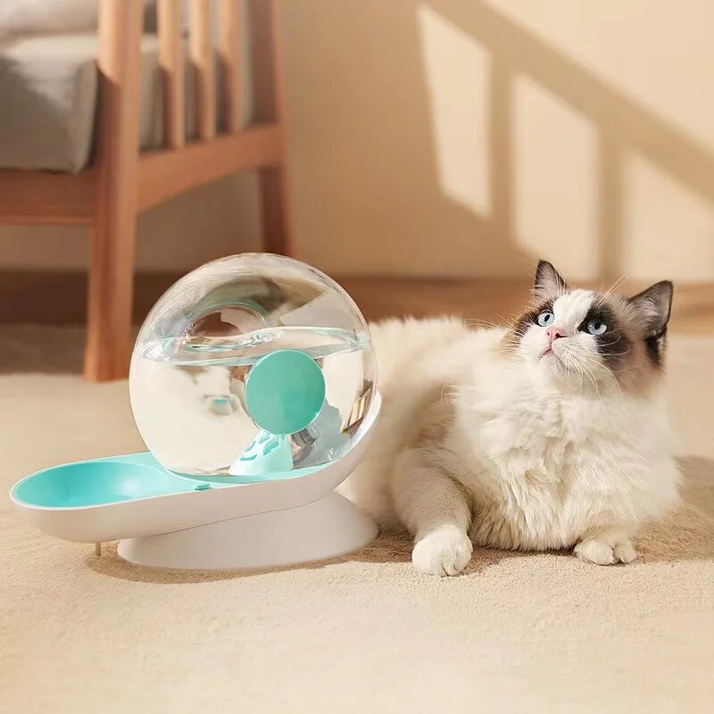 Self-filling Water Fountain for Cats and Dogs - AquaPaw-Blue-Nora Luxe