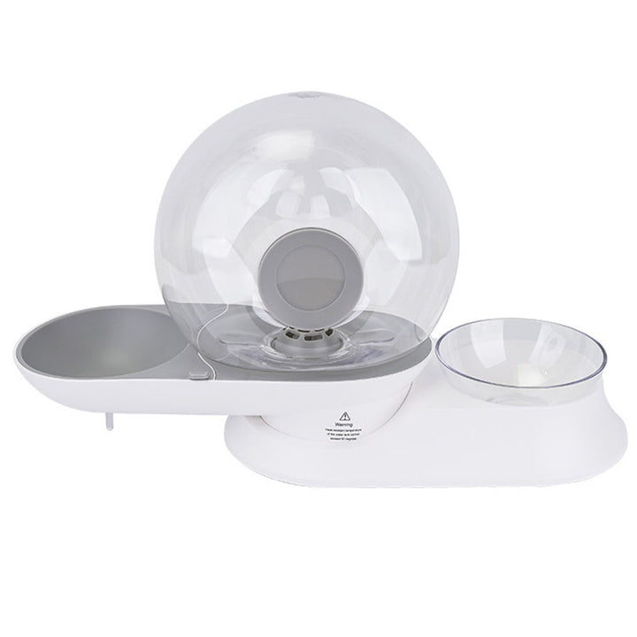 Self-filling Water Fountain for Cats and Dogs - AquaPaw-Gray-Nora Luxe