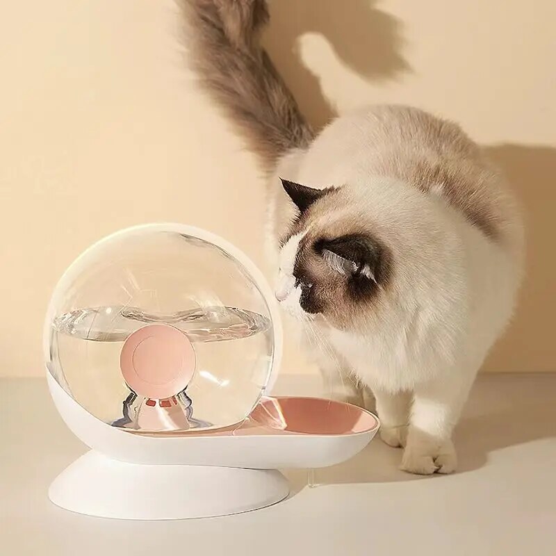Self-filling Water Fountain for Cats and Dogs - AquaPaw-Pink-Nora Luxe