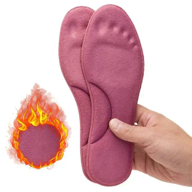 Self-Heating Thermal Insoles - HeatStep-A - Rose Pink-US 3.0-4.0-Nora Luxe