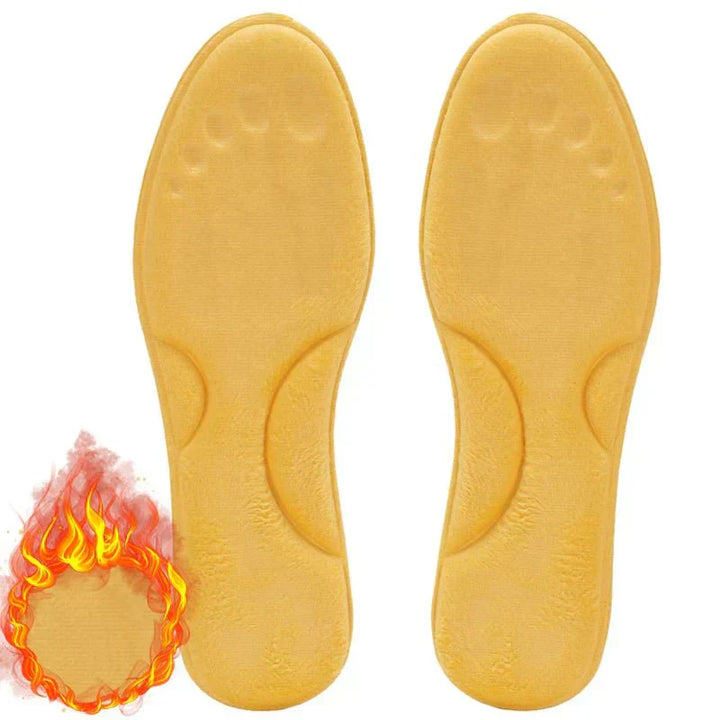 Self-Heating Thermal Insoles - HeatStep-B - Yellow-US 3.0-4.0-Nora Luxe