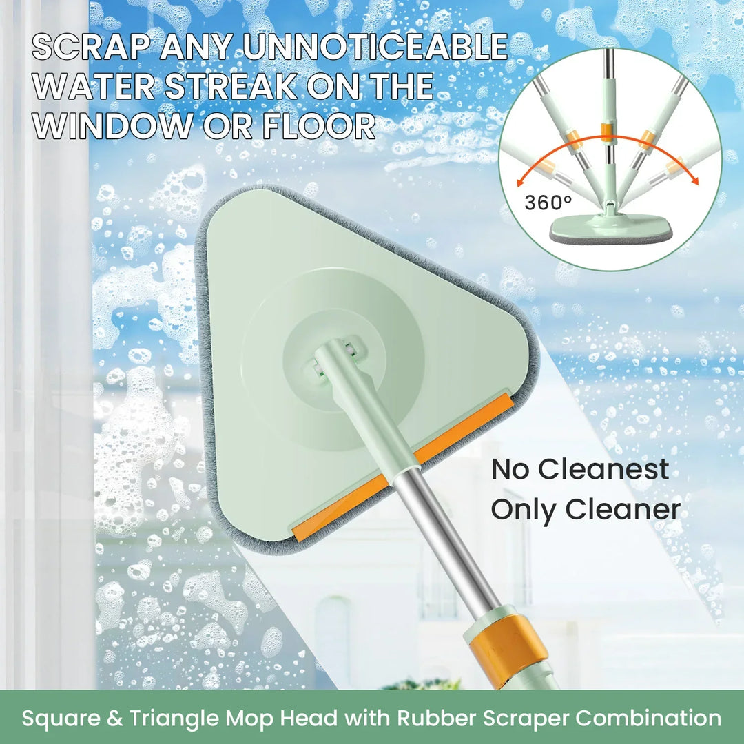 Self-Rotating Flat Mop with Bucket - Spin Mop-Set 1-Nora Luxe