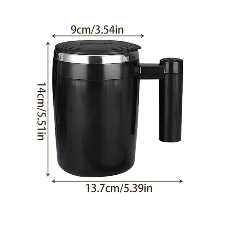 Self-Stirring Mug - AutoBlend-Black-Nora Luxe