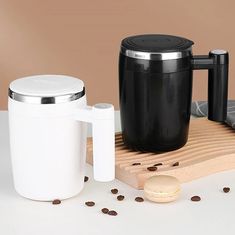 Self-Stirring Mug - AutoBlend-White-Nora Luxe
