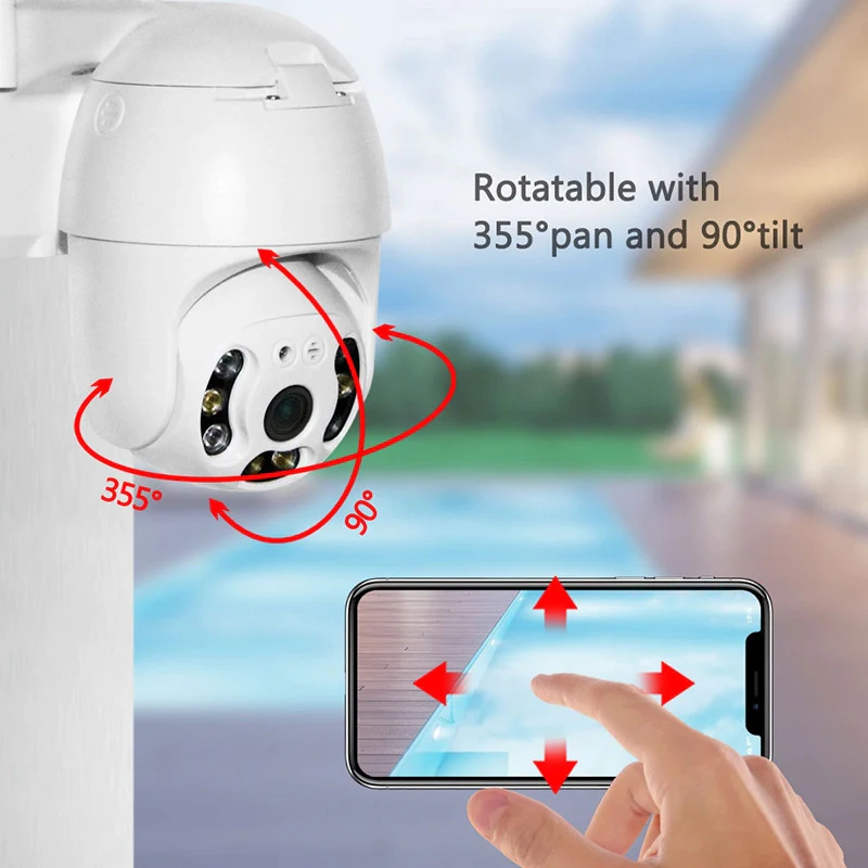 Set of 4 Smart WiFi Security Cameras – SmartCam Set 4X-Nora Luxe