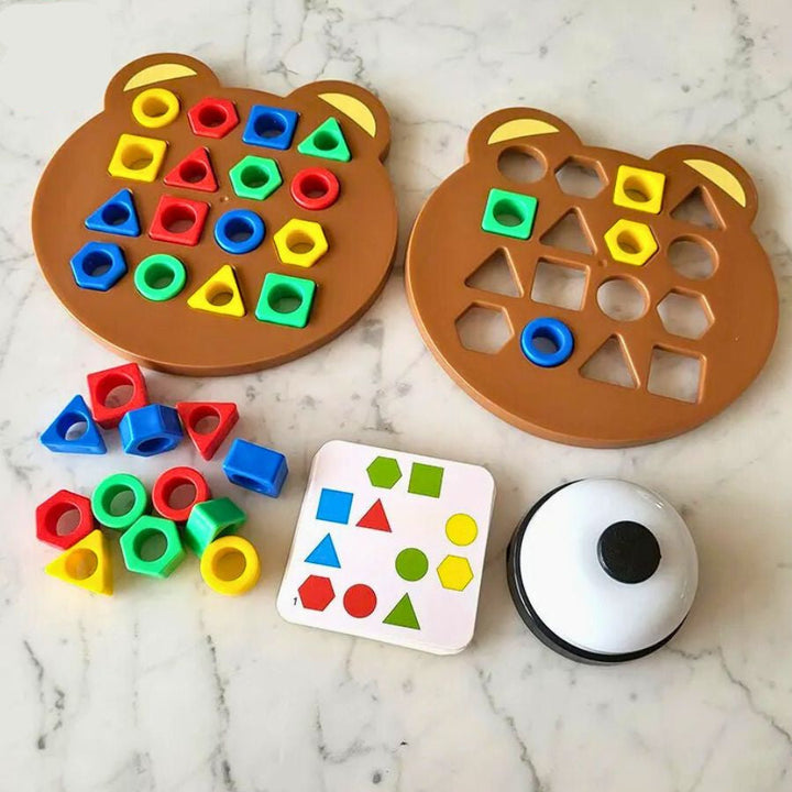 Shape and Colour Puzzle for Children - ShapeMatch-Nora Luxe