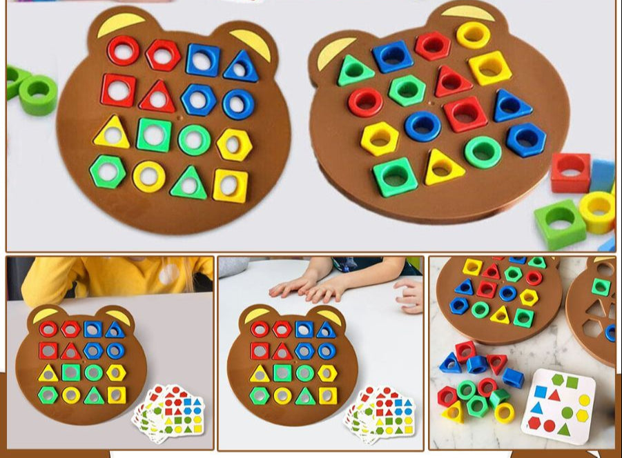 Shape and Colour Puzzle for Children - ShapeMatch-Nora Luxe