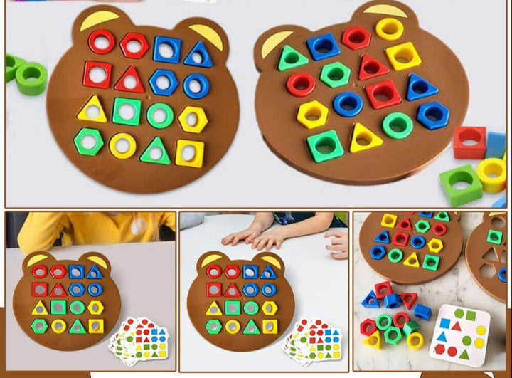 Shape and Colour Puzzle for Children - ShapeMatch-Nora Luxe