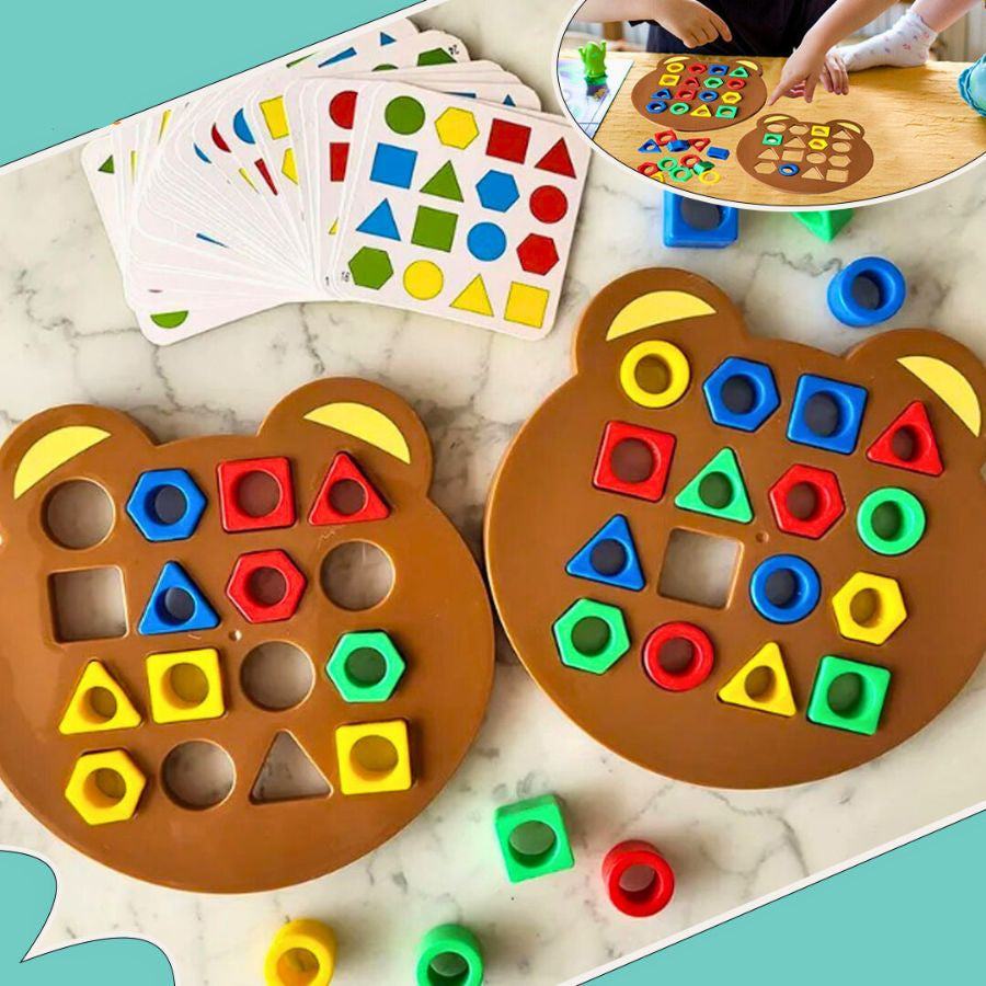 Shape and Colour Puzzle for Children - ShapeMatch-Nora Luxe