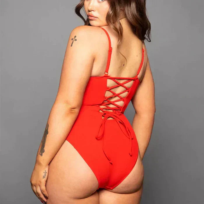 Shaping effect swimsuit – Samira-Blue-XS-Nora Luxe