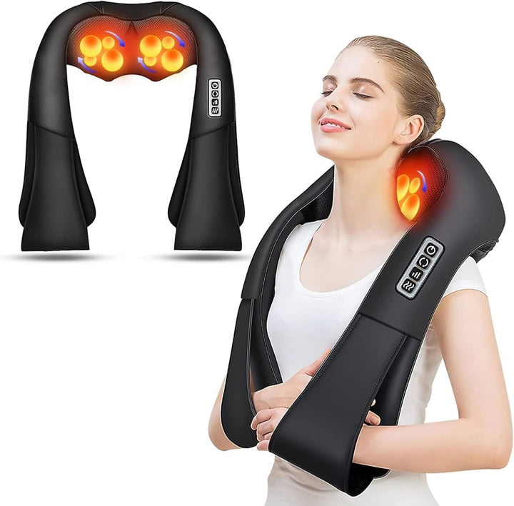 Shiatsu Massage Cushion with Infrared - FlowRelief-Nora Luxe